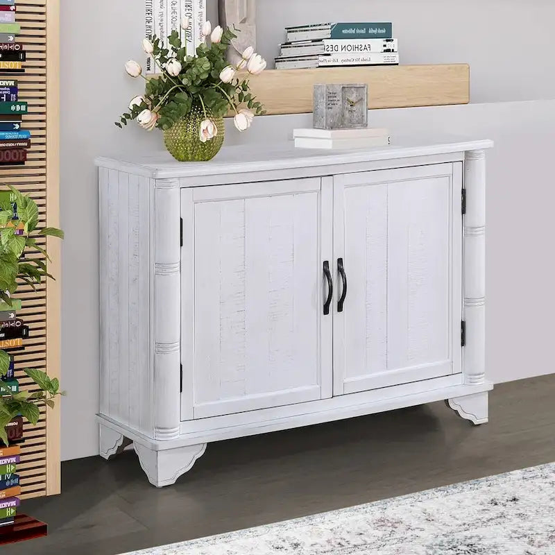 Buffet console style Mid-Century 40 avec étagère réglable