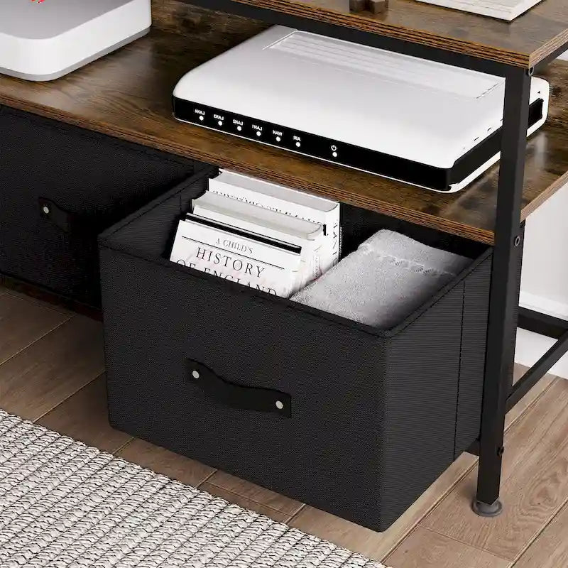 Meuble TV commode 55 pouces avec rangement