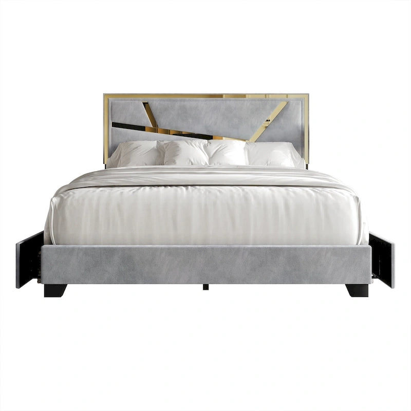 Lit plateforme CraftPorch Elegance