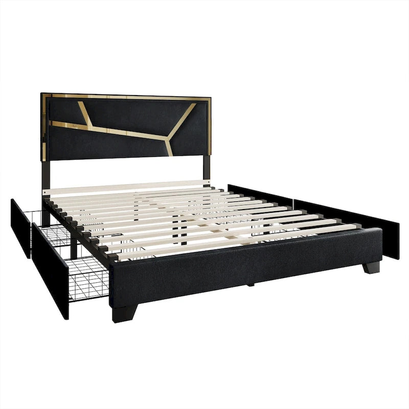 Lit plateforme CraftPorch Elegance