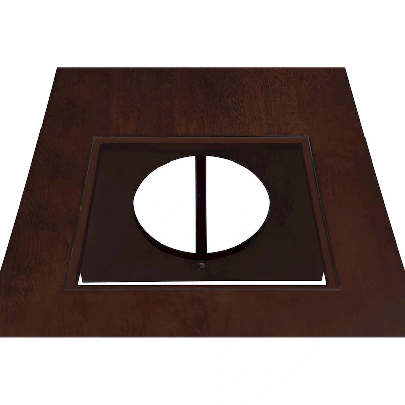 Table basse rectangulaire contemporaine en bois