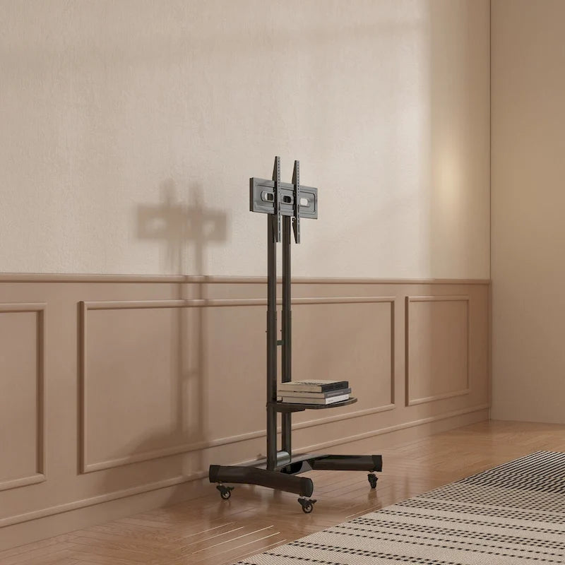 Universal Swivel TV Stand for 32-80 inch TVs, Height Adjustable Table Top TV Stand Mount with Tilt, Max VESA 600x400mm